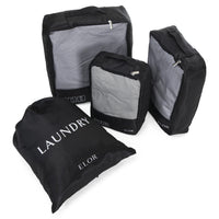 ELOR Travel All-in-One 4 Piece Packing Cube Set with Laundry Bag