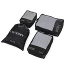 ELOR Travel All-in-One 4 Piece Packing Cube Set with Laundry Bag