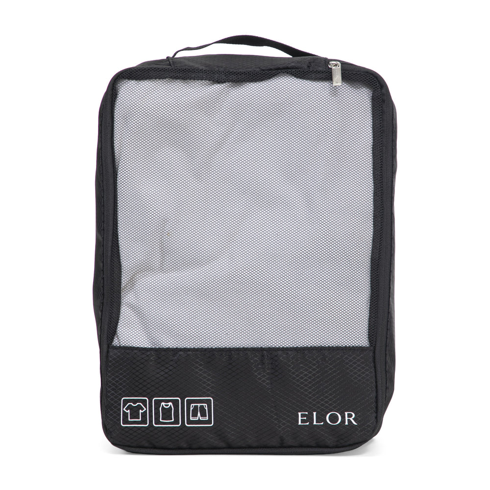 ELOR Travel All-in-One 4 Piece Packing Cube Set with Laundry Bag