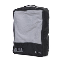 ELOR Travel All-in-One 4 Piece Packing Cube Set with Laundry Bag