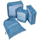 ELOR Travel All-in-One 4 Piece Packing Cube Set with Laundry Bag