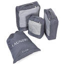 ELOR Travel All-in-One 4 Piece Packing Cube Set with Laundry Bag