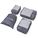 ELOR Travel All-in-One 4 Piece Packing Cube Set with Laundry Bag