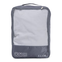ELOR Travel All-in-One 4 Piece Packing Cube Set with Laundry Bag