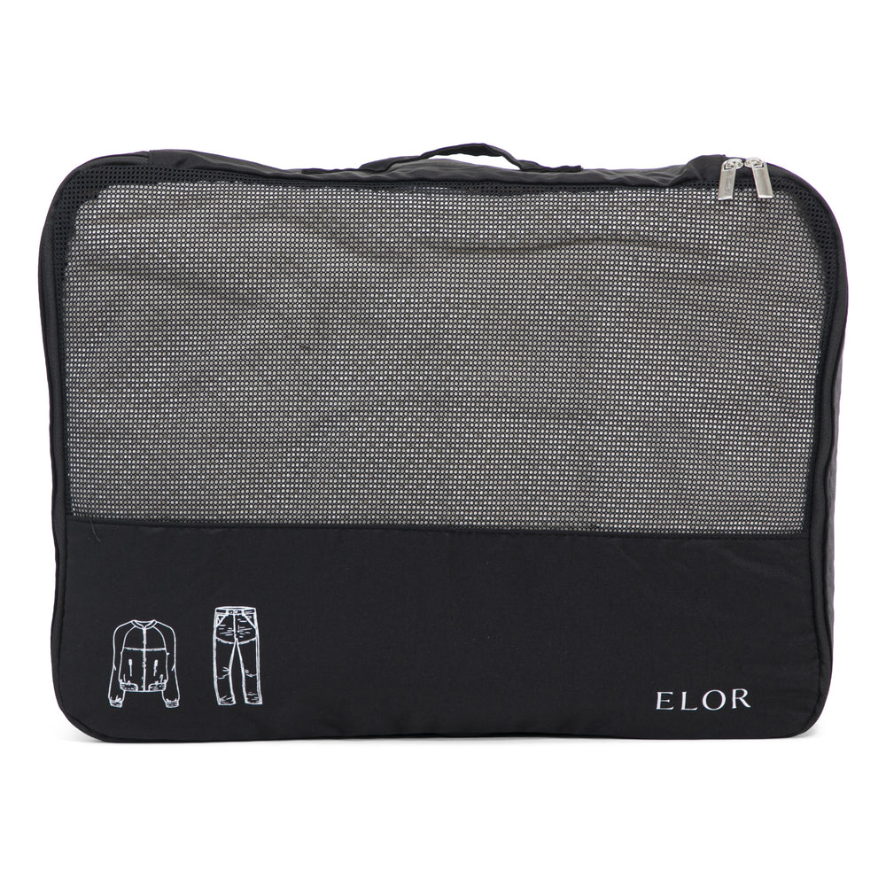 ELOR Travel All-in-One 4 Piece Packing Cube Set with Shoe Bag