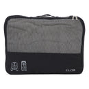 ELOR Travel All-in-One 4 Piece Packing Cube Set with Shoe Bag