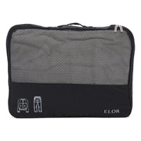 ELOR Travel All-in-One 4 Piece Packing Cube Set with Shoe Bag