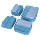 ELOR Travel All-in-One 4 Piece Packing Cube Set with Shoe Bag
