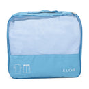 ELOR Travel All-in-One 4 Piece Packing Cube Set with Shoe Bag
