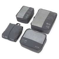 ELOR Travel All-in-One 4 Piece Packing Cube Set with Shoe Bag