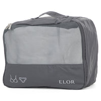 ELOR Travel All-in-One 4 Piece Packing Cube Set with Shoe Bag