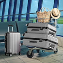 Paula ABS Hard shell Lightweight 360 Dual Spinning Wheels Combo Lock 28", 24", 20" 3 Piece Luggage Set