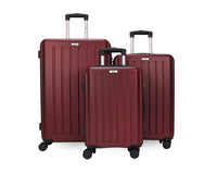Noble ABS Hard shell Lightweight 360 Dual Spinning Wheels Combo Lock 28" 24", 20" 3 Piece Luggage Set
