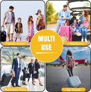 GALA 3-Piece Luggage Set – Polypropylene Hardshell, Lightweight, 360° Dual Spinning Wheels, Combo Lock - 20", 24", 28" - Black