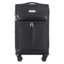 IZOD Ocean Soft Shell Lightweight Expandable 360 Dual Spinning Wheels Combo Lock 28", 24", 20" 3 Piece Luggage Set