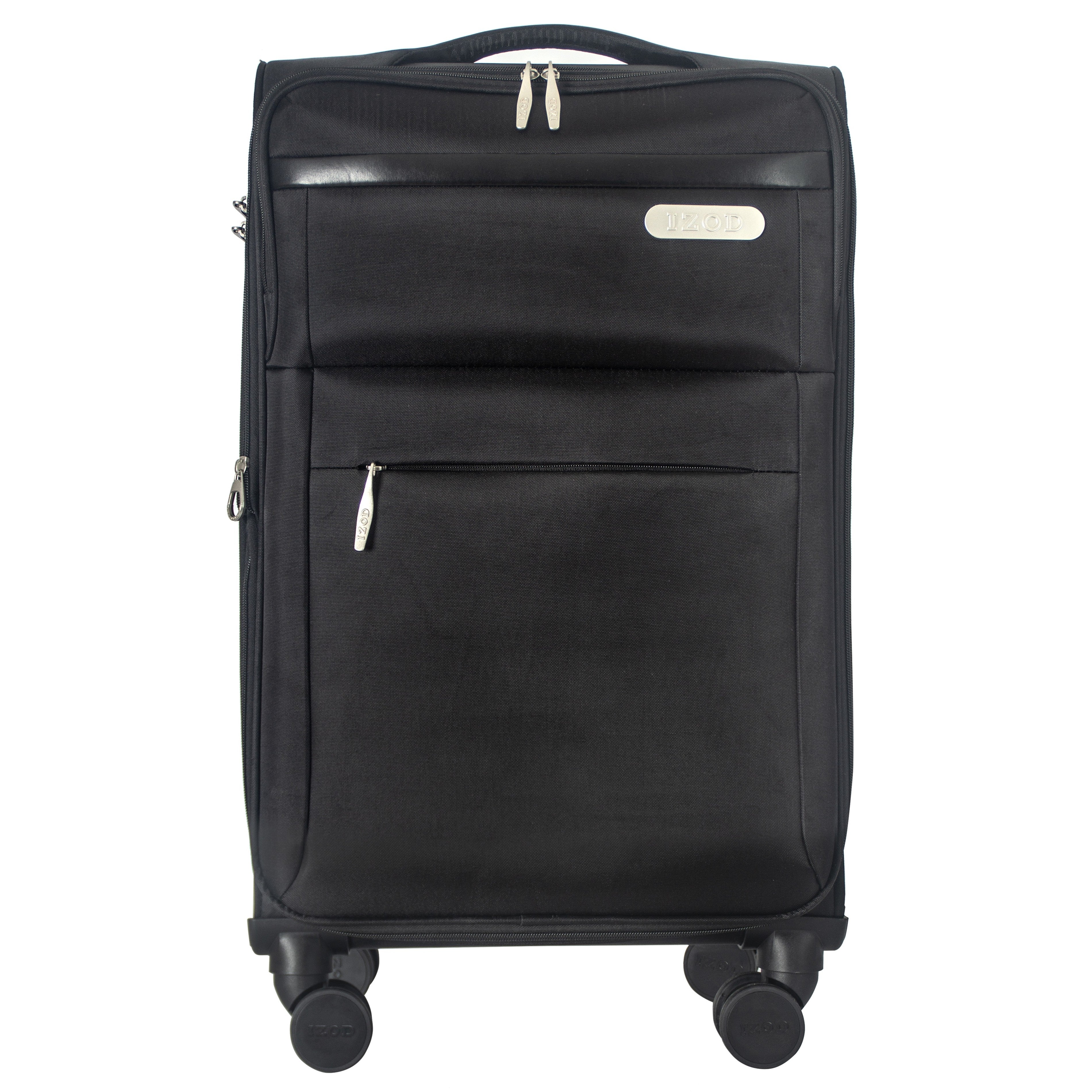 IZOD River Soft Shell Lightweight Expandable 360 Dual Spinning Wheels Combo Lock 28", 24", 20" 3 Piece Luggage Set