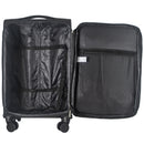 IZOD River Soft Shell Lightweight Expandable 360 Dual Spinning Wheels Combo Lock 28", 24", 20" 3 Piece Luggage Set