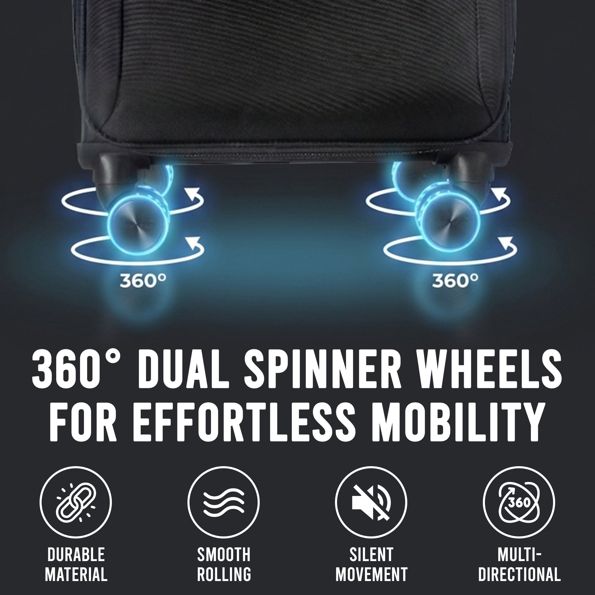IZOD River Soft Shell Lightweight Expandable 360 Dual Spinning Wheels Combo Lock 28", 24", 20" 3 Piece Luggage Set