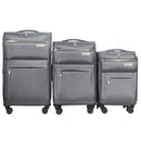 IZOD River Soft Shell Lightweight Expandable 360 Dual Spinning Wheels Combo Lock 28", 24", 20" 3 Piece Luggage Set