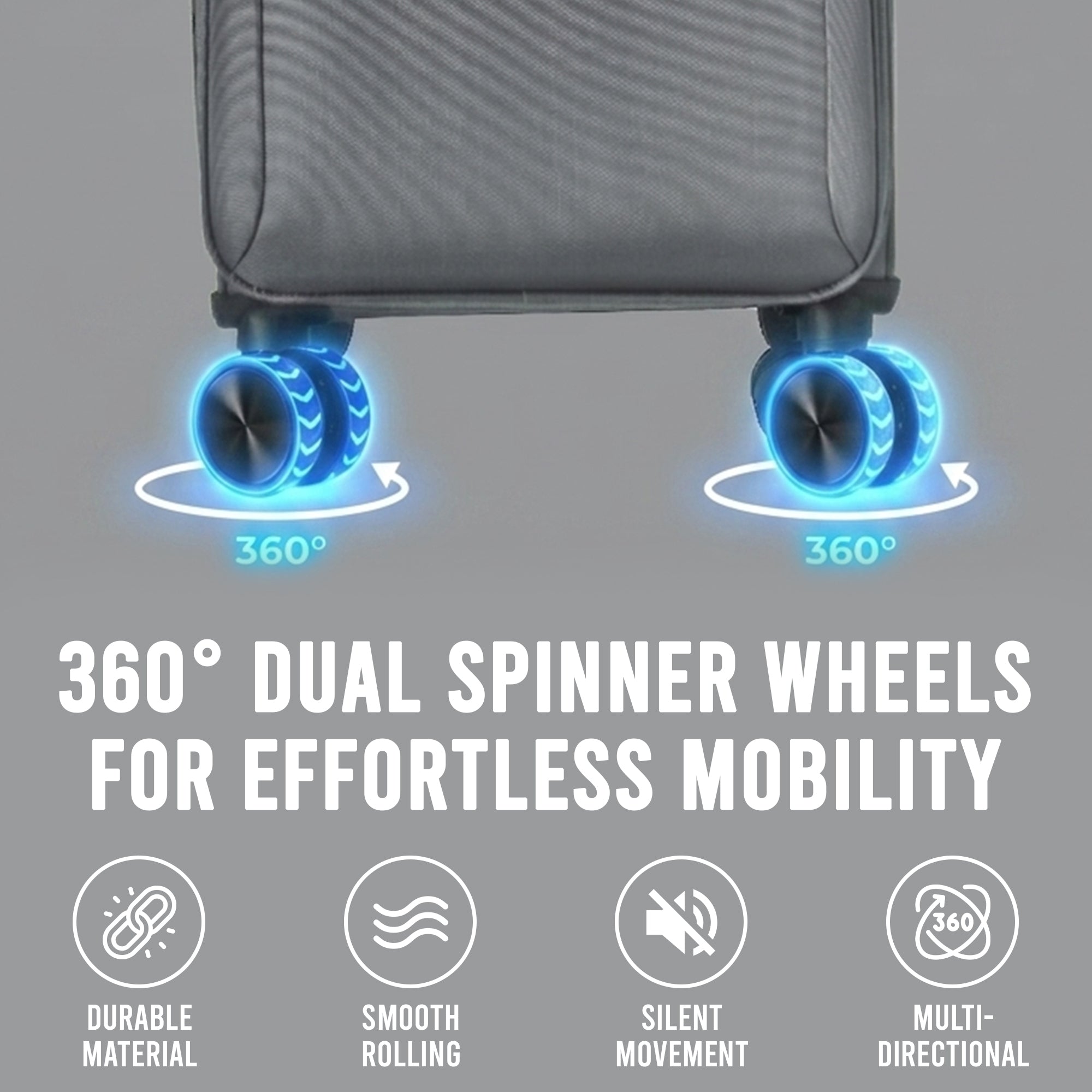 IZOD River Soft Shell Lightweight Expandable 360 Dual Spinning Wheels Combo Lock 28", 24", 20" 3 Piece Luggage Set