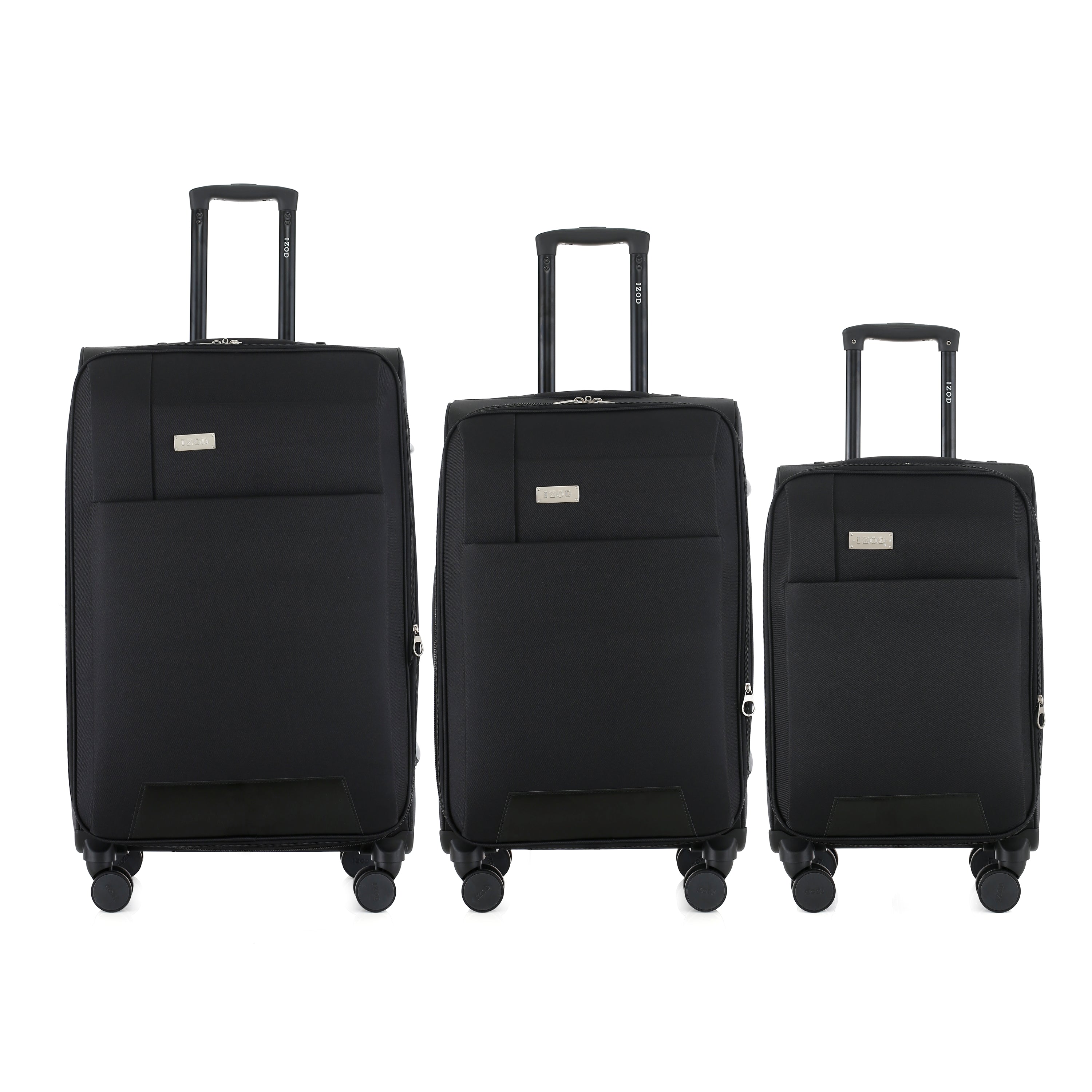 IZOD Cosmo Soft Shell Lightweight Expandable 3 Piece Luggage Set