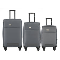 IZOD Cosmo Soft Shell Lightweight Expandable 3 Piece Luggage Set