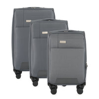 IZOD Cosmo Soft Shell Lightweight Expandable 3 Piece Luggage Set