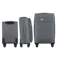IZOD Cosmo Soft Shell Lightweight Expandable 3 Piece Luggage Set
