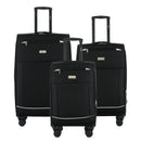 IZOD Vela Soft Shell Lightweight Expandable 3 Piece Luggage Set
