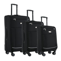 IZOD Vela Soft Shell Lightweight Expandable 3 Piece Luggage Set