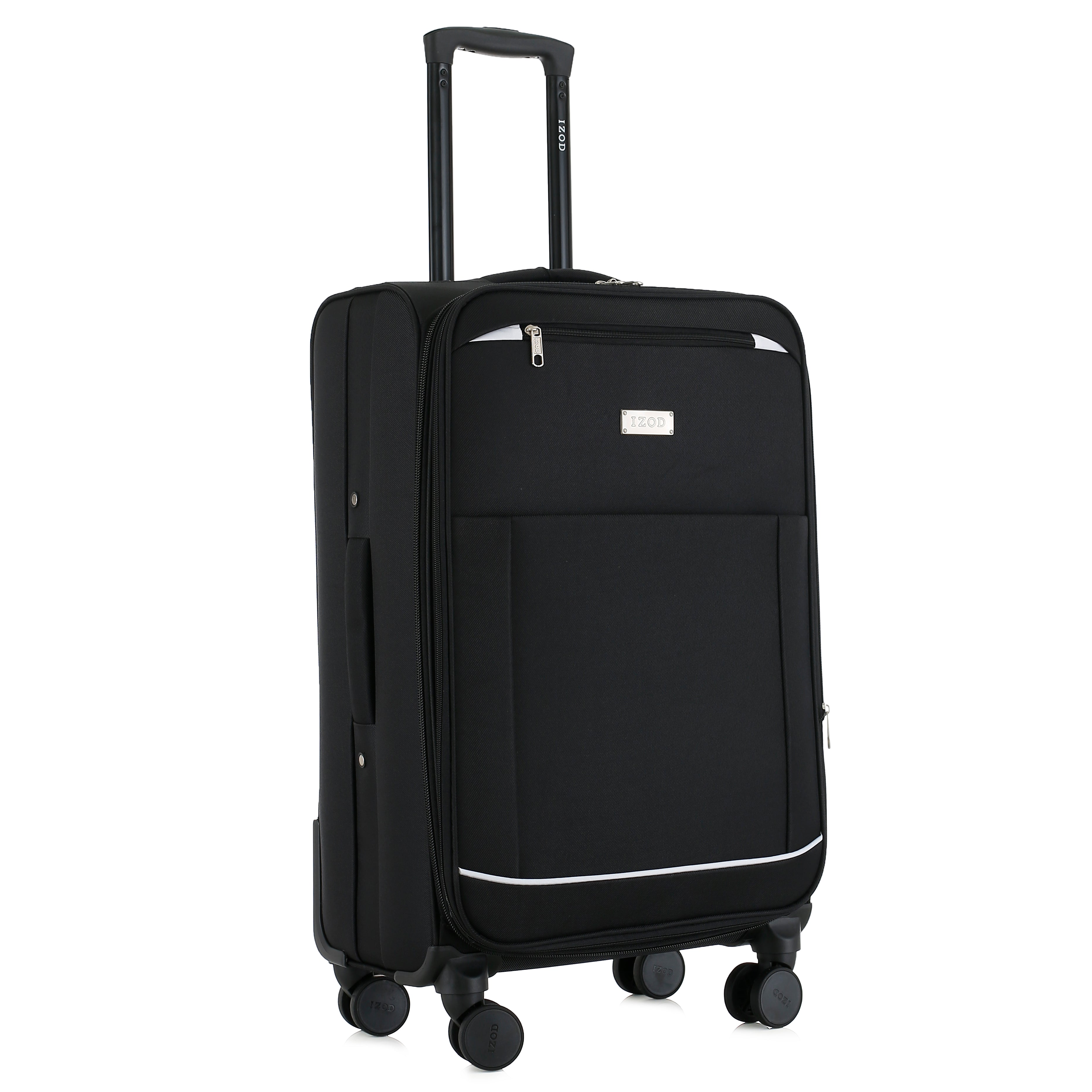 IZOD Vela Soft Shell Lightweight Expandable 3 Piece Luggage Set