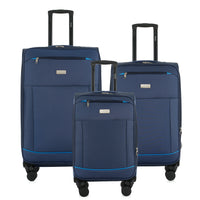 IZOD Vela Soft Shell Lightweight Expandable 3 Piece Luggage Set