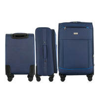 IZOD Vela Soft Shell Lightweight Expandable 3 Piece Luggage Set