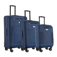 IZOD Vela Soft Shell Lightweight Expandable 3 Piece Luggage Set