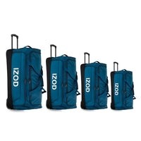 IZOD Katy Travel Duffel 4-Piece Luggage Set –  Lightweight Soft Shell Rolling Bag and Telescopic Handle