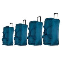 IZOD Katy Travel Duffel 4-Piece Luggage Set –  Lightweight Soft Shell Rolling Bag and Telescopic Handle