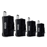 IZOD Katy Travel Duffel 4-Piece Luggage Set –  Lightweight Soft Shell Rolling Bag and Telescopic Handle
