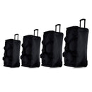 IZOD Katy Travel Duffel 4-Piece Luggage Set –  Lightweight Soft Shell Rolling Bag and Telescopic Handle