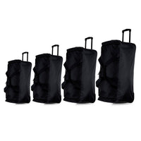 IZOD Katy Travel Duffel 4-Piece Luggage Set –  Lightweight Soft Shell Rolling Bag and Telescopic Handle