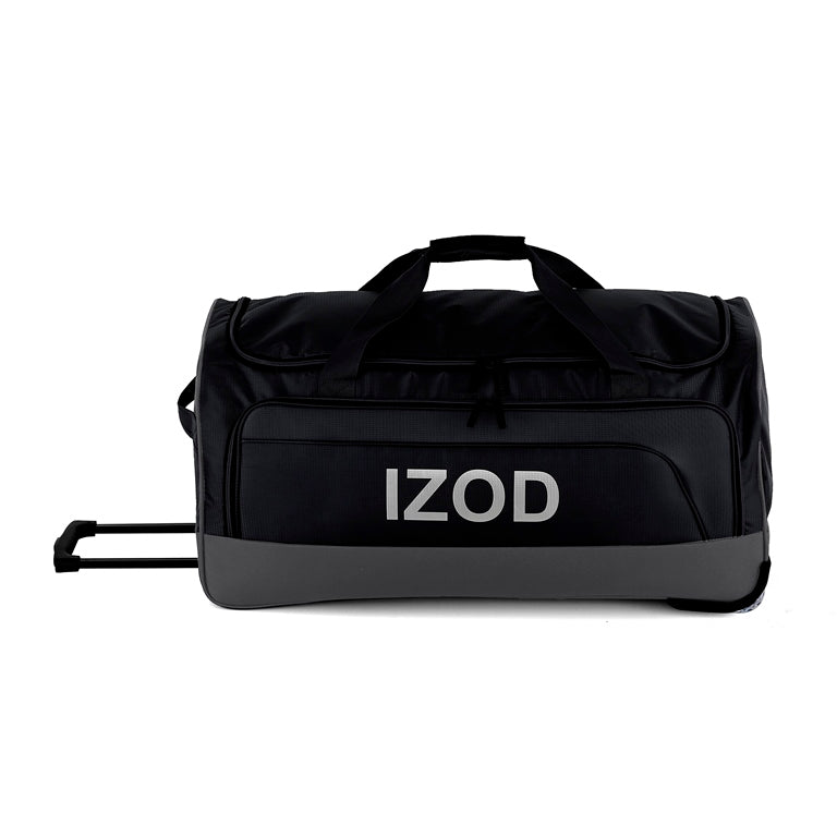 IZOD Katy Travel Duffel 4-Piece Luggage Set –  Lightweight Soft Shell Rolling Bag and Telescopic Handle