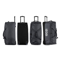 IZOD Katy Travel Duffel 4-Piece Luggage Set –  Lightweight Soft Shell Rolling Bag and Telescopic Handle