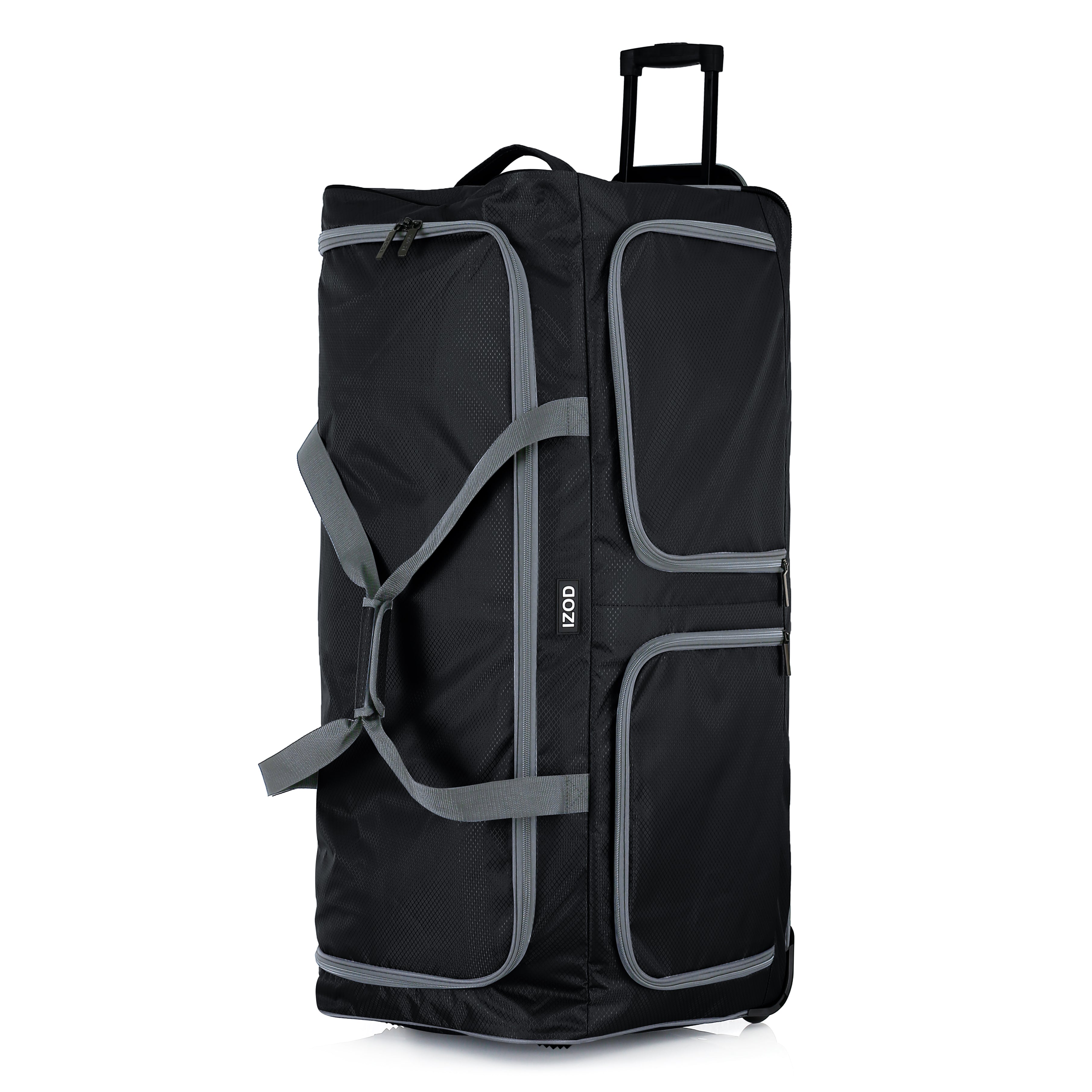 Capri 36 Inch Large Softside Rolling Duffel Bag with Wheels and Handle