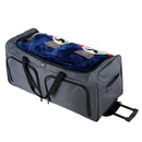 Capri 36 Inch Large Softside Rolling Duffel Bag with Wheels and Handle