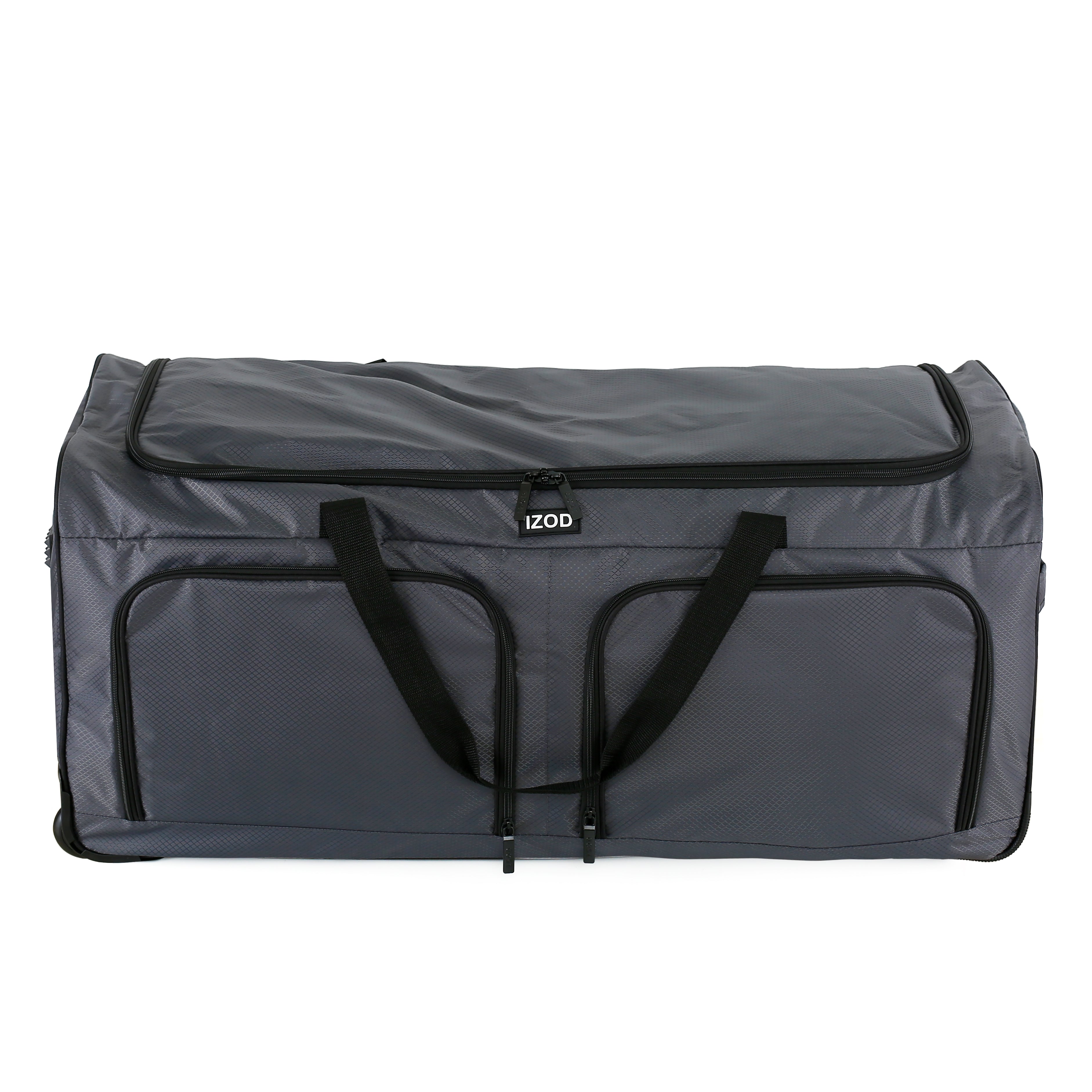 Capri 36 Inch Large Softside Rolling Duffel Bag with Wheels and Handle