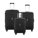 IZOD Sabina Lightweight Polypropylene Hard Shell 3 Piece Luggage Set - 20", 24", and 28" Sizes