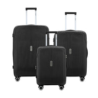 IZOD Sabina Lightweight Polypropylene Hard Shell 3 Piece Luggage Set - 20", 24", and 28" Sizes