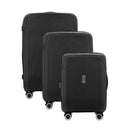 IZOD Sabina Lightweight Polypropylene Hard Shell 3 Piece Luggage Set - 20", 24", and 28" Sizes