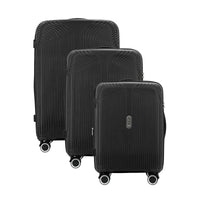 IZOD Sabina Lightweight Polypropylene Hard Shell 3 Piece Luggage Set - 20", 24", and 28" Sizes
