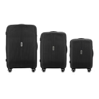 IZOD Sabina Lightweight Polypropylene Hard Shell 3 Piece Luggage Set - 20", 24", and 28" Sizes