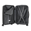 IZOD Sabina Lightweight Polypropylene Hard Shell 3 Piece Luggage Set - 20", 24", and 28" Sizes